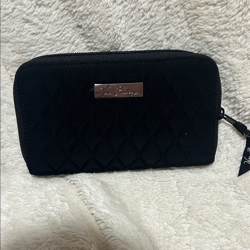 Vera Bradley Quilted Black Wallet